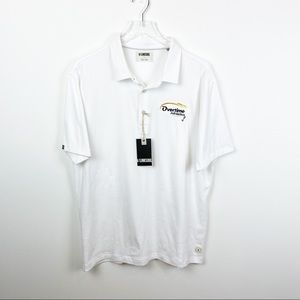 Linksoul | White Anza Drytech Polo NWT